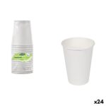 Set di Bicchieri Algon Bianco Cartone 330 ml 12 Pezzi (24 Unità)