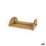 Portatovagliolo Quttin Marrone Bambù 22,5 x 17,5 x 7 cm (12 Unità)