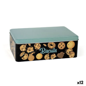 Barattolo Quttin Biscuits Metallo (12 Unità)
