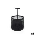Secchio organizzatore My Bar Nero Metallo 14 x 22,5 cm (8 Unità)