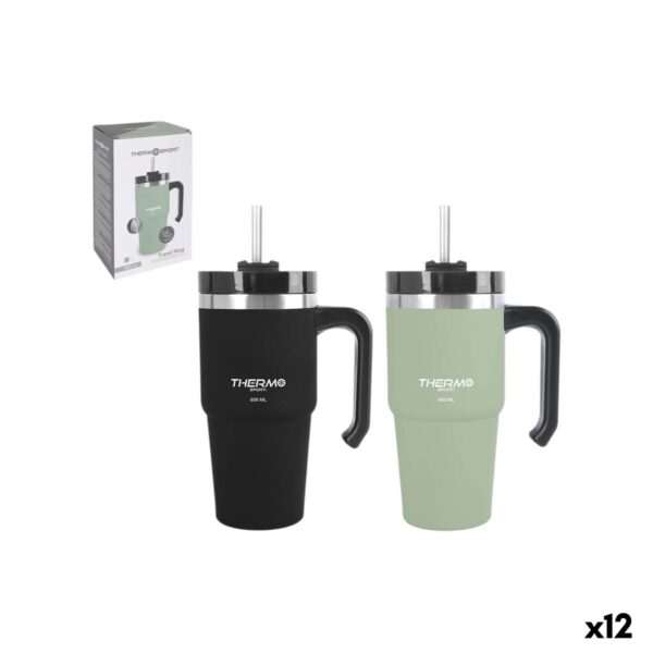 Tazza Thermos con Coperchio ThermoSport 600 ml (12 Unità)