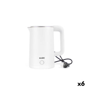 Bollitore Basic Home Bianco 1500 W 2 L (6 Unità)