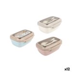 Porta pranzo ThermoSport Rettangolare 1 L (12 Unità)