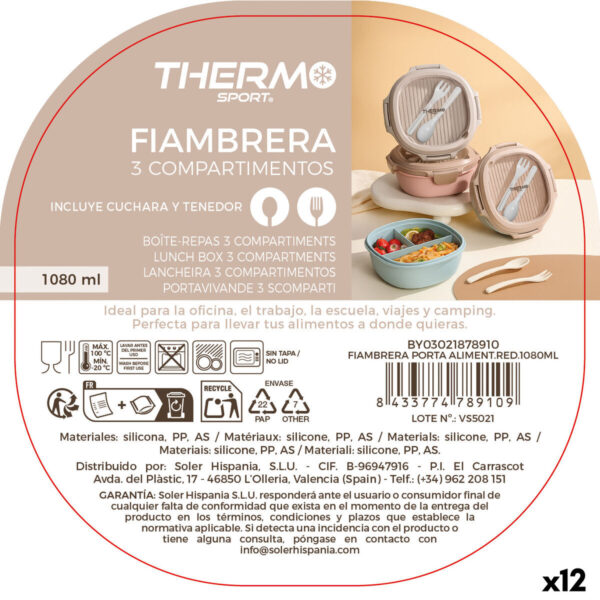 Porta pranzo ThermoSport 1,08 L (12 Unità)