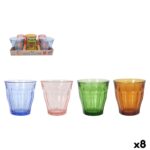 Set di Bicchieri Duralex Picardie Multicolore Vetro 250 ml 6 Pezzi (8 Unità)
