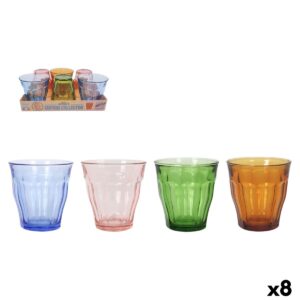 Set di Bicchieri Duralex Picardie Multicolore Vetro 250 ml 6 Pezzi (8 Unità)