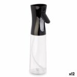 Spray per Olio o Aceto Kinvara Nero Trasparente Polietilene polipropilene polistirene PET 300 ml 8 x 24 x 6 cm (12 Unità)
