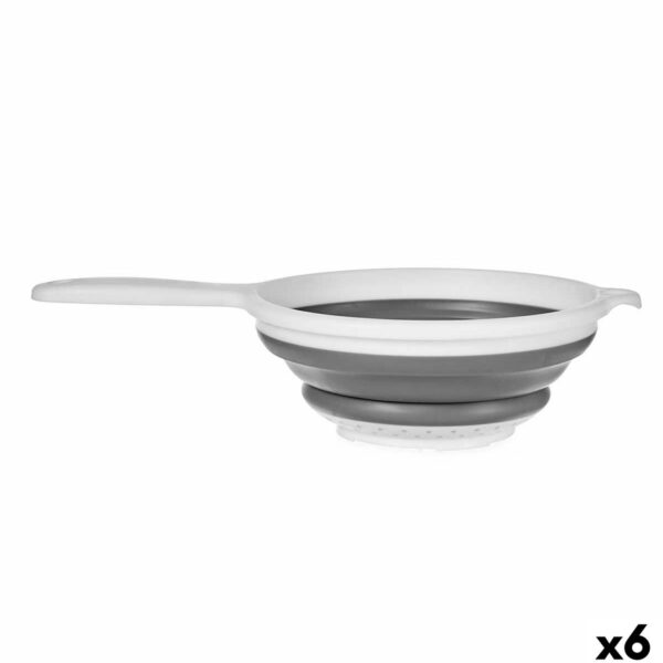 Colino Kinvara Bianco Grigio polipropilene TPR 33,5 x 20 x 8 cm 20 x 33,5 x 3,5 cm (6 Unità)