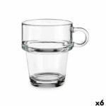 Tazza di caffè e tè Vivalto Trasparente Vetro 270 ml (6 Unità)