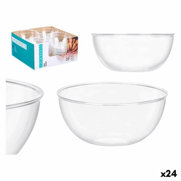 Set di Ciotole Leknes Trasparente Plastica 700 ml 15,2 x 7 x 15,2 cm (24 Unità)