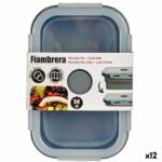 Porta pranzo Kinvara Grigio Trasparente ABS 540 ml (12 Unità)