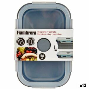Porta pranzo Kinvara Grigio Trasparente ABS 540 ml (12 Unità)