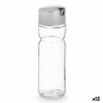 Oliera Vivalto Trasparente Argentato Metallo Cristallo Plastica 180 ml 4,6 x 15,7 x 4,6 cm (12 Unità)