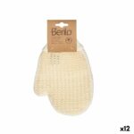 Guanto Esfoliante Berilo Bianco Beige (12 Unità)