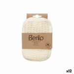 Guanto Esfoliante Berilo Bianco Beige (12 Unità)
