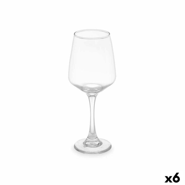 Calice per vino Vivalto Trasparente Vetro 420 ml (6 Unità)