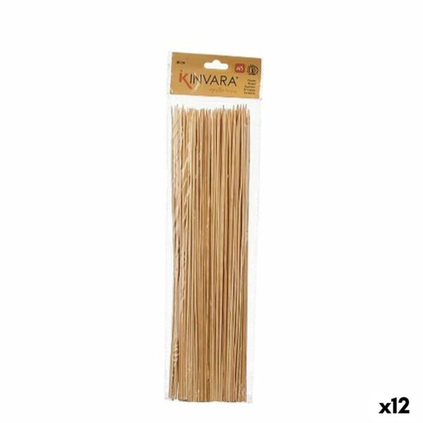 Stuzzicadenti in Bambù Kinvara Naturale 30 cm 85 Pezzi (12 Unità)