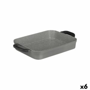 Griglia Kinvara Bianco Rosso Grigio Silicone Alluminio 32 x 25 cm