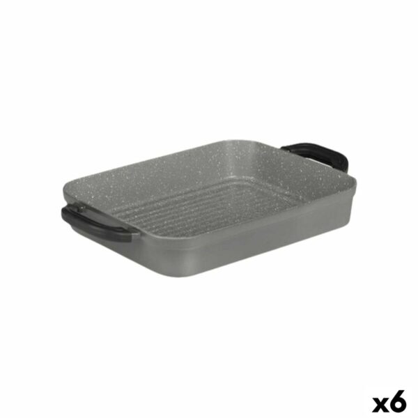 Griglia Kinvara Bianco Rosso Grigio Silicone Alluminio 32 x 25 cm