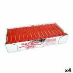 Plastilina Jovi Rosso 150 g 15 Pezzi (4 Unità)