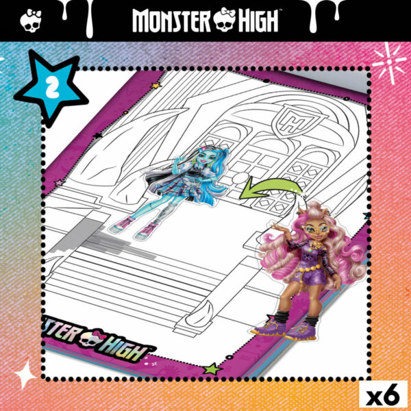 Set da Disegno Monster High (6 Unità)