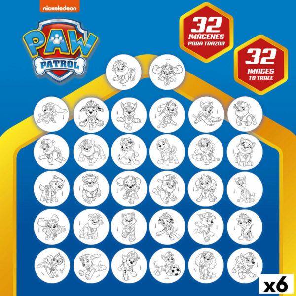 Set da Disegno The Paw Patrol (6 Unità)