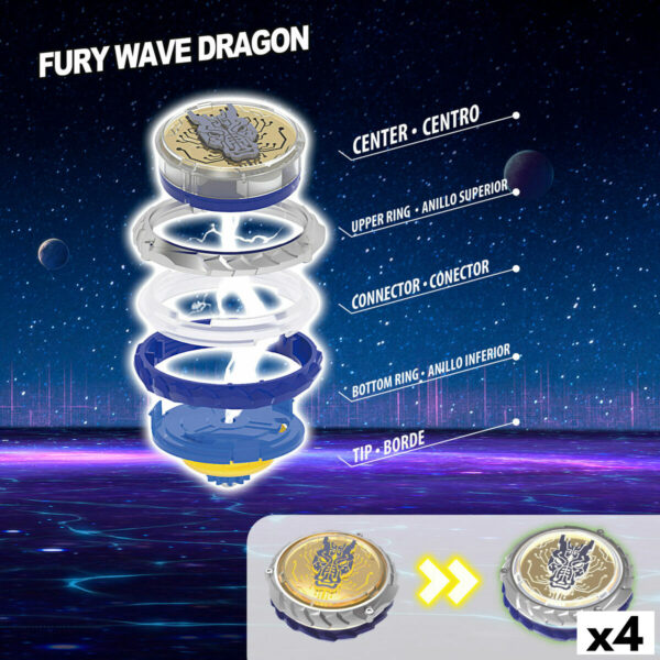 Trottola Infinity Nado (4 Unità)