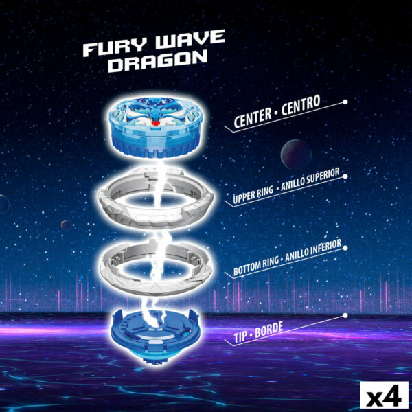 Trottola Infinity Nado (4 Unità)