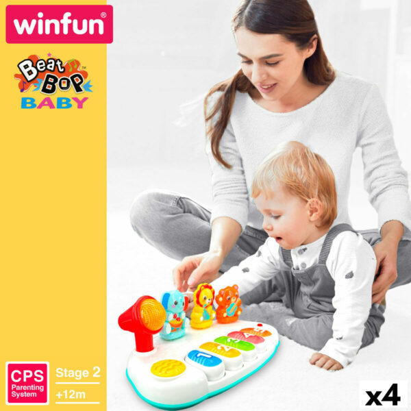 Pianoforte giocattolo Winfun 26 x 11 x 15 cm (4 Unità)