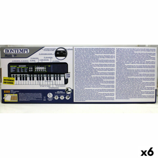 Tastiera 37 Tasti Bontempi 42 x 4 x 15 cm (6 Unità)