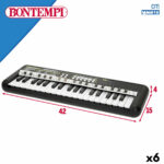 Tastiera 37 Tasti Bontempi 42 x 4 x 15 cm (6 Unità)