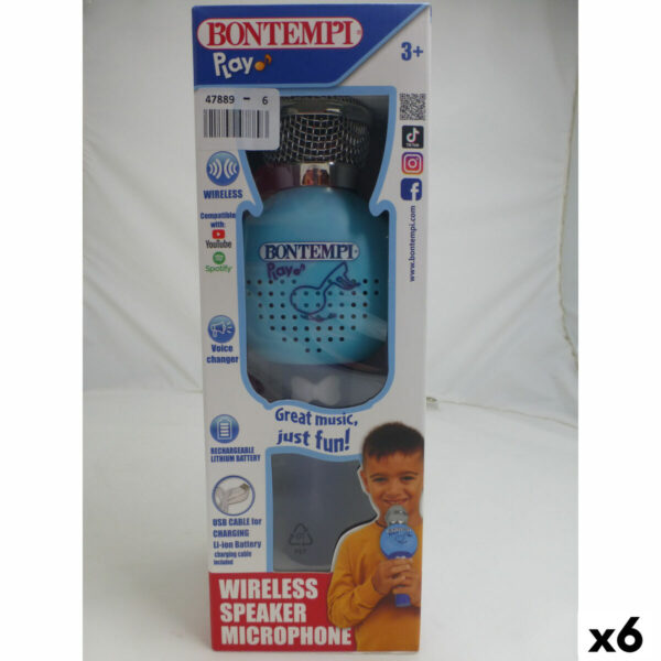 Microfono Karaoke Bontempi 6 Unità