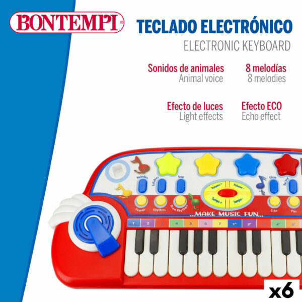 Pianoforte Elettrico Bontempi 38 x 18 x 17 cm (6 Unità)
