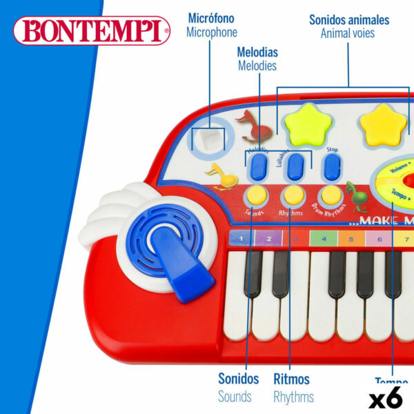 Pianoforte Elettrico Bontempi 38 x 18 x 17 cm (6 Unità)