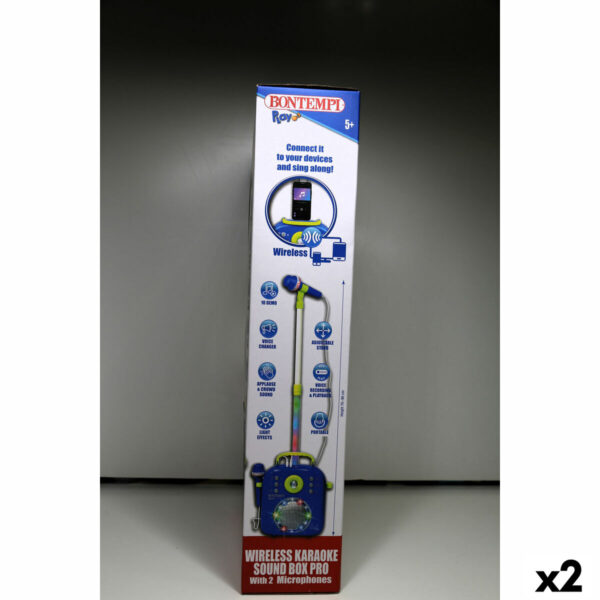 Altoparlante con Microfono Karaoke Bontempi 2 Unità