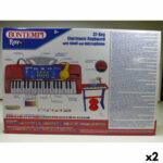 Tastiera 37 Tasti Bontempi 43 x 56 x 23 cm (2 Unità)