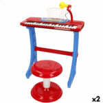 Tastiera 37 Tasti Bontempi 43 x 56 x 23 cm (2 Unità)