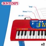 Tastiera 37 Tasti Bontempi 43 x 56 x 23 cm (2 Unità)