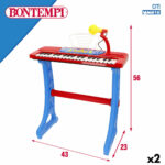 Tastiera 37 Tasti Bontempi 43 x 56 x 23 cm (2 Unità)