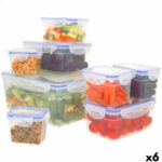 Set di Contenitori da Cucina Ermetici Impilabili Max Home 27 x 12 x 20 cm 6 Unità