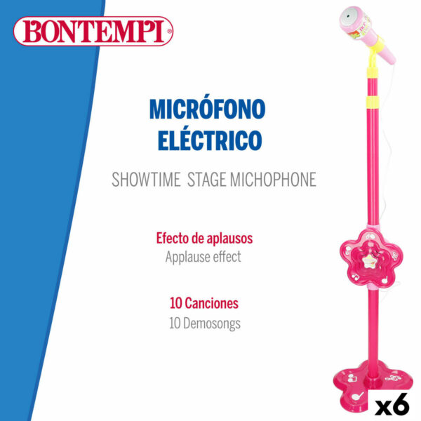 Microfono giocattolo Bontempi 20 x 105 x 20 cm (6 Unità)
