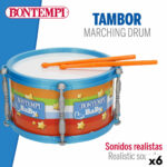Tamburo Bontempi 24 x 13 x 24 cm (6 Unità)
