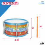 Tamburo Bontempi 24 x 13 x 24 cm (6 Unità)