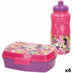 Porta pranzo Minnie Mouse 380 ml 17 x 5,5 x 13,5 cm Borraccia (6 Unità)