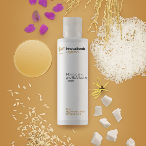 Tonico Viso Idratante ed Esfoliante Rice Joyfresh InnovaGoods 150 ml